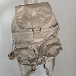 ​✨ Kipling Mini Backpack - Starry Gold Metallic ✨